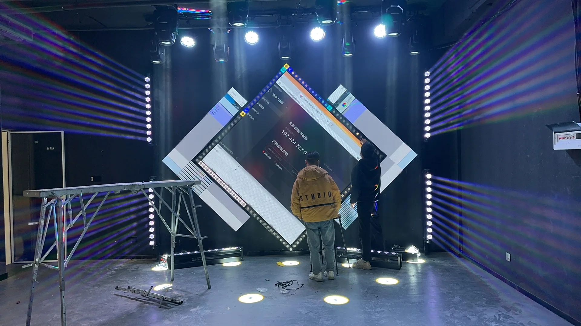 团播直播间 LED 与舞台灯光系统